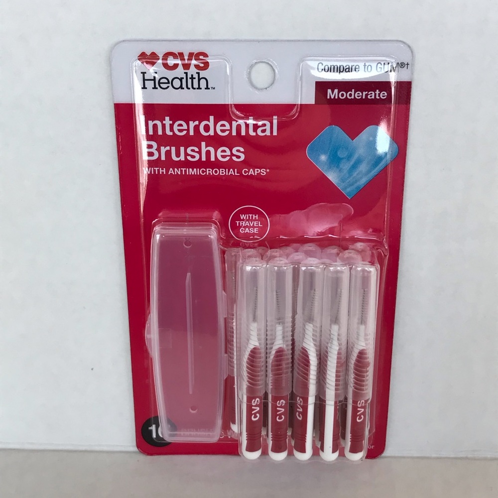 ♦️$3♦️ Interdental brushes with caps + travel case - MODERATE, pack of 16